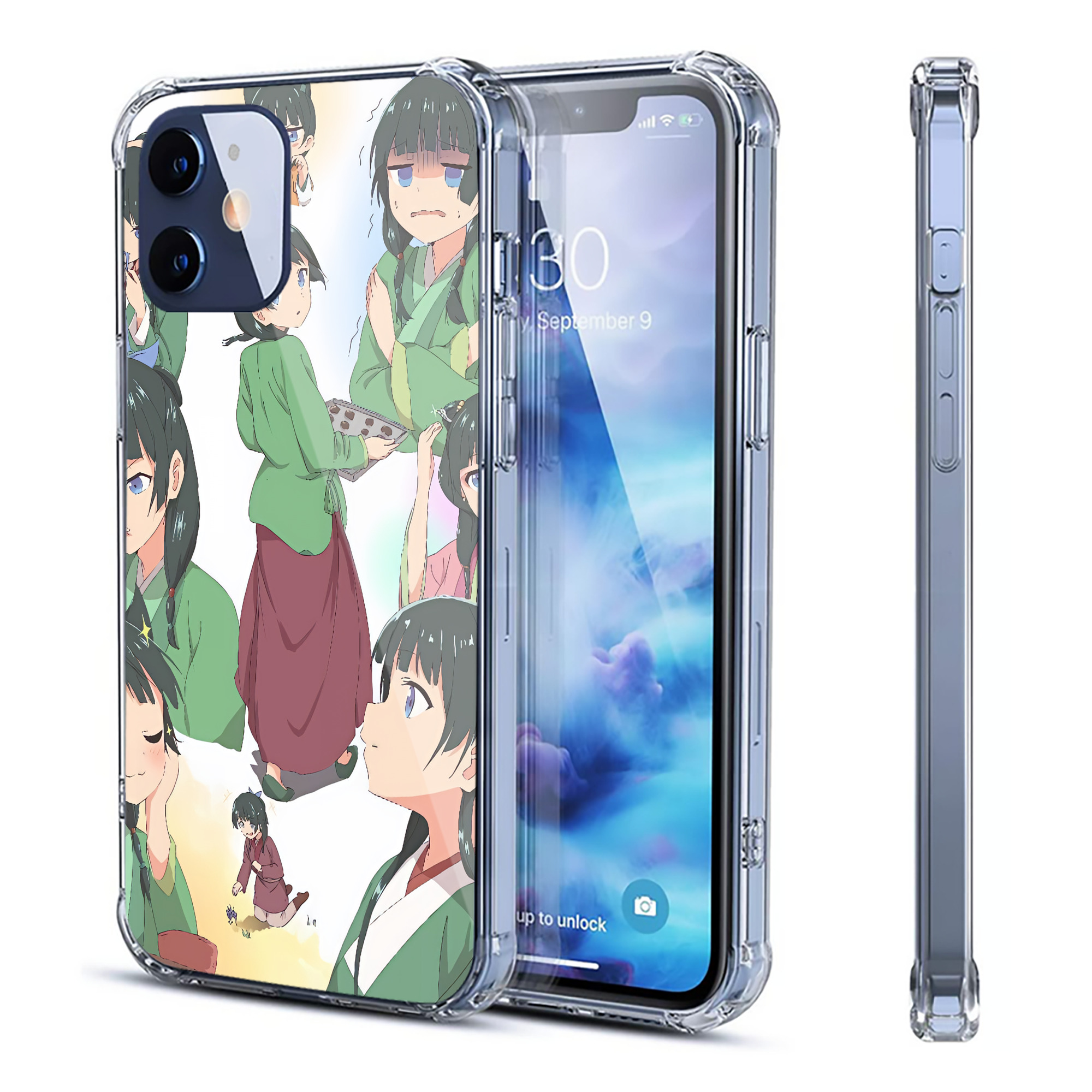 （画像用） 薬屋のひとりごと The Apothecary Diaries 【iPhone 12シリーズ対応】透明スマホケース（クリアソフトケース）